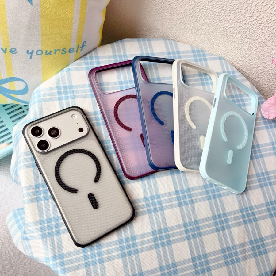 Color Magnetic Clear Phone Case Collection