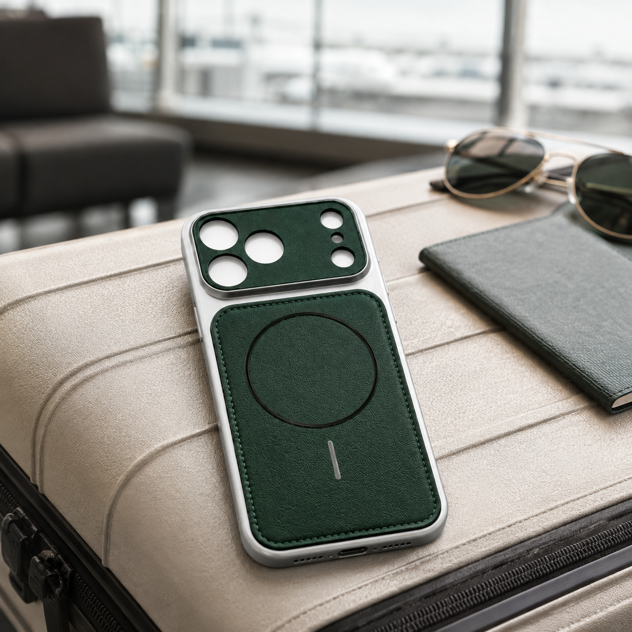 A01-0001 dark green lifestyle view