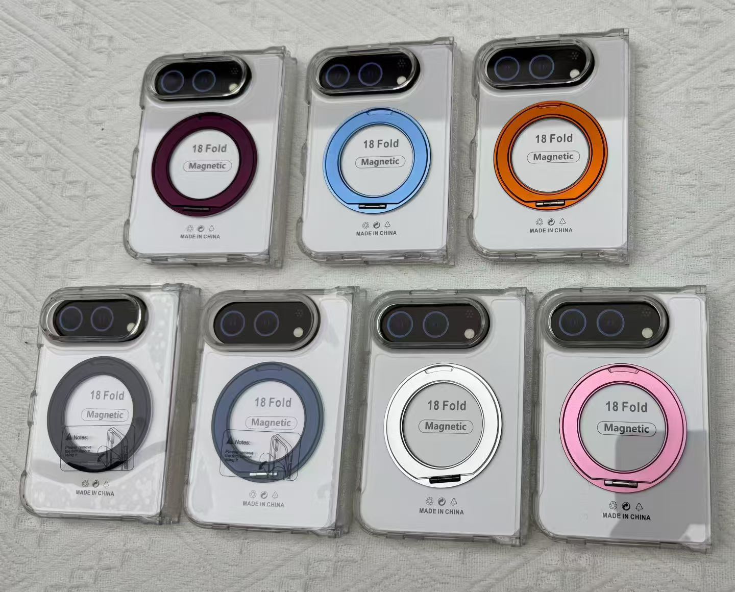 CNYOZA A02-ip-0002 acrylic magnetic foldable iPhone case
