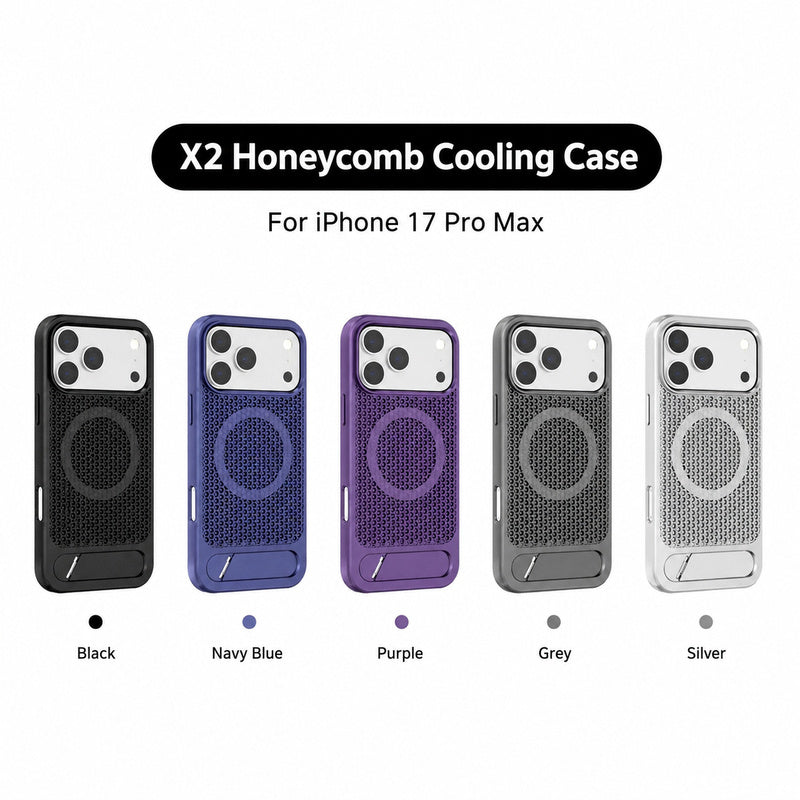 CNYOZA A03-ip-0001 X2 honeycomb cooling TPU iPhone case