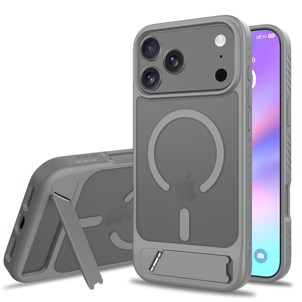 A04-IP-0004-18 gray magnetic kickstand case