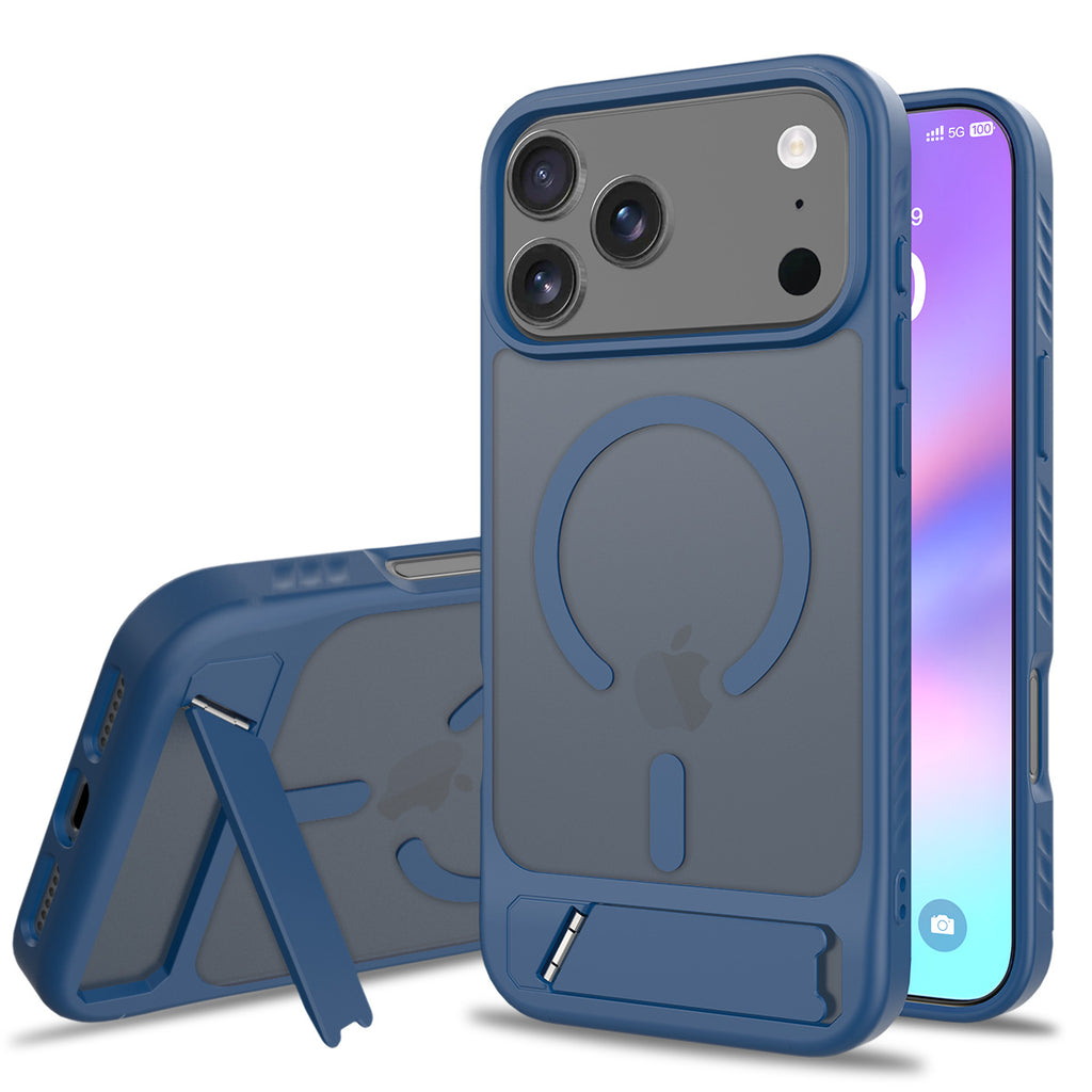 A04-IP-0004-18 navy magnetic kickstand case