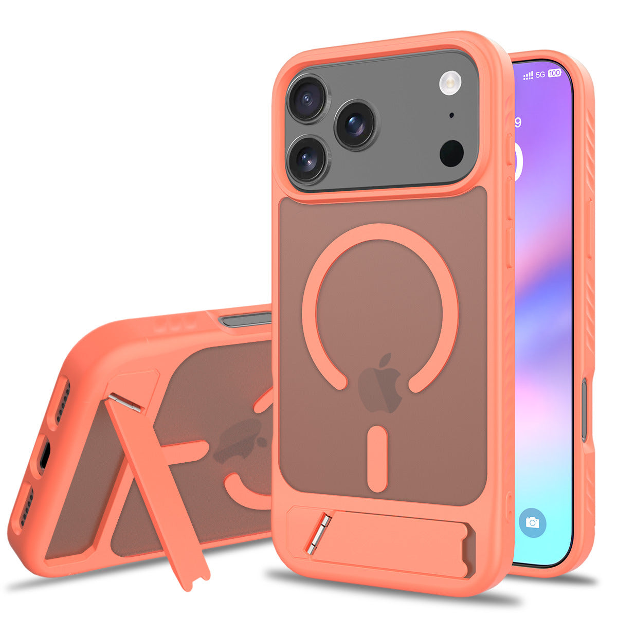 A04-IP-0004-18 orange magnetic kickstand case