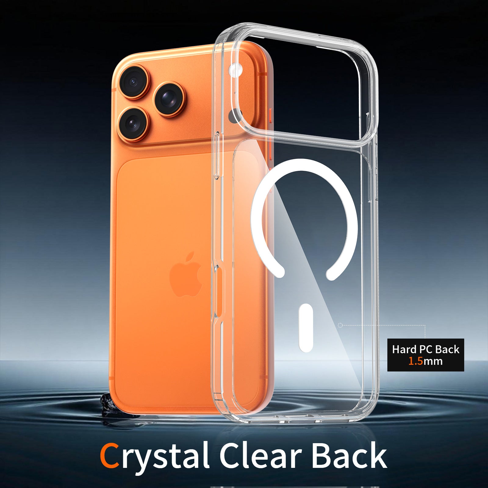 A04-IP-0005 crystal clear magnetic back detail