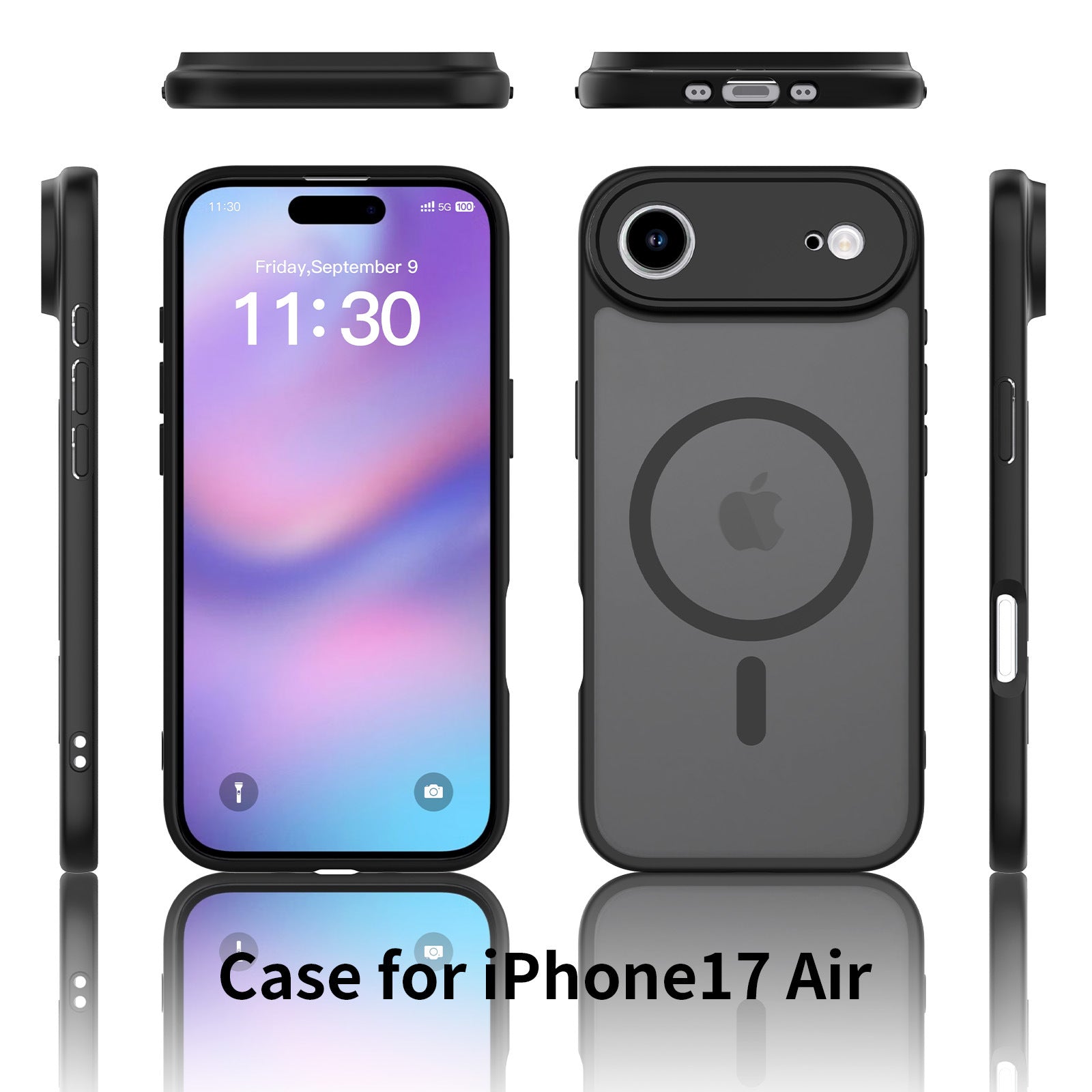 A04-IP-0007 iPhone Air case front back and side views