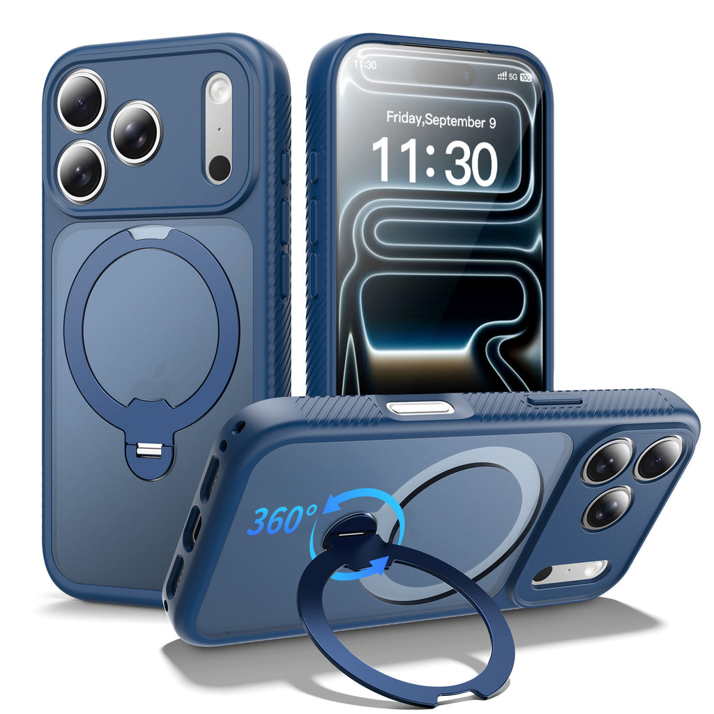 A04-IP-0008 deep blue rotating ring case