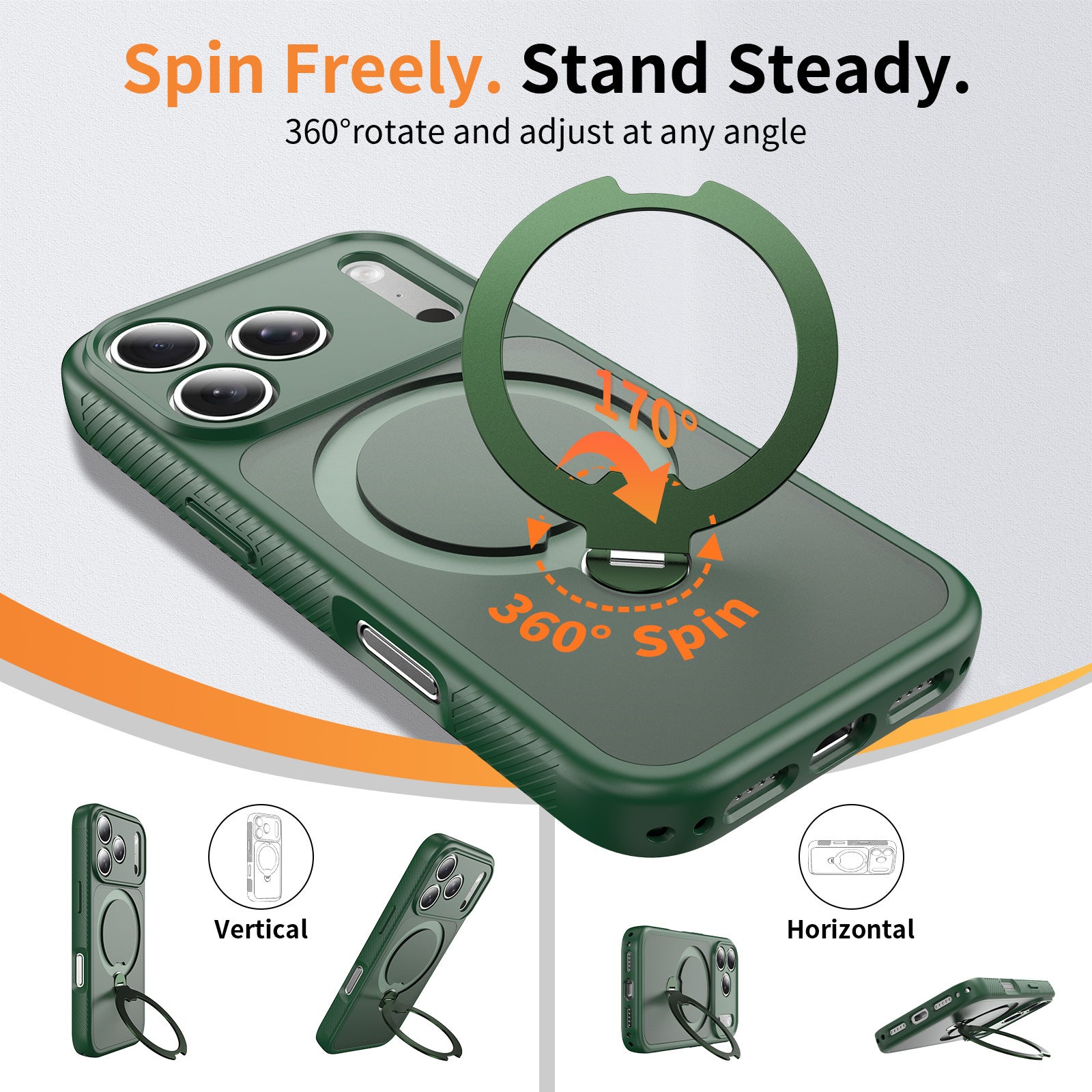 A04-IP-0008 multi-angle rotating ring stand