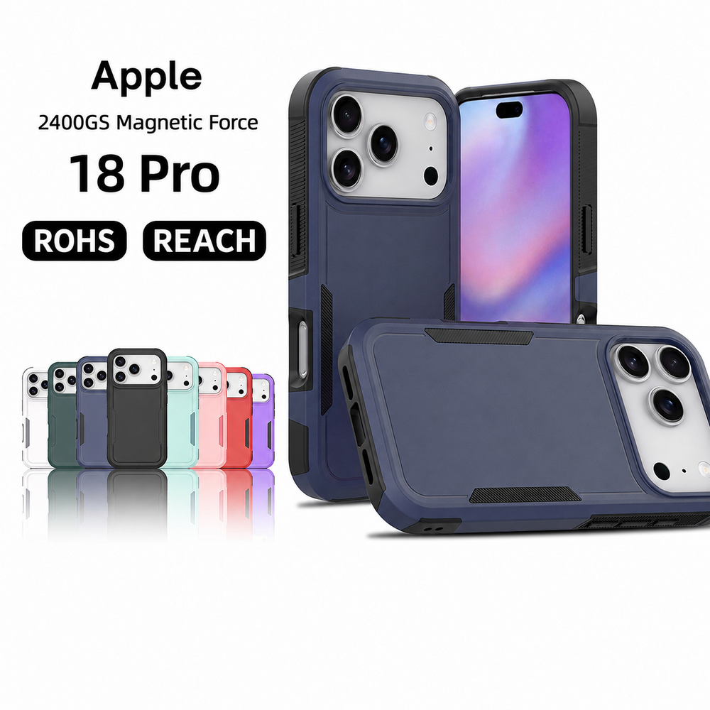 A04-IP-0009 rugged TPU iPhone case on white background