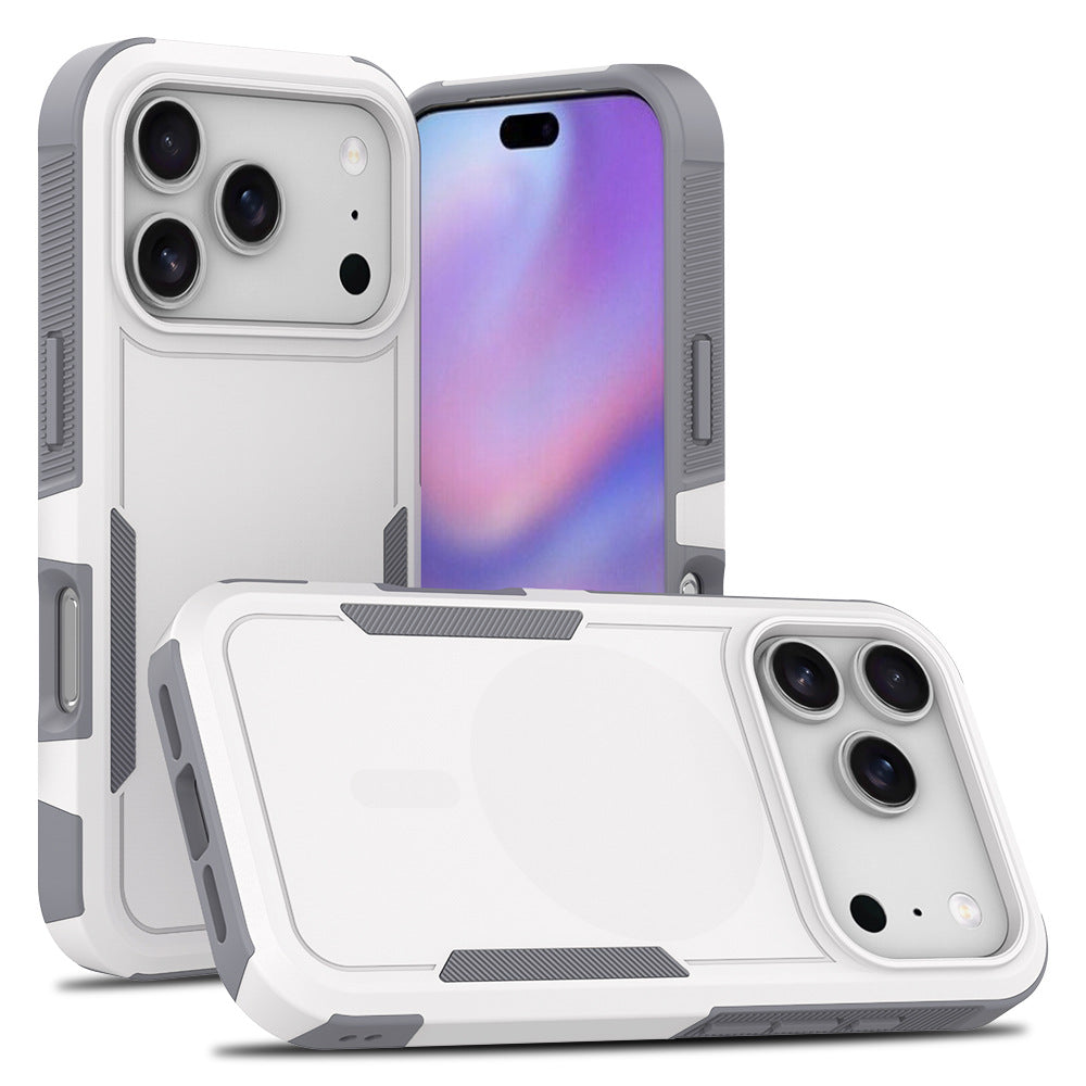 A04-IP-0009 rugged iPhone case white color product view
