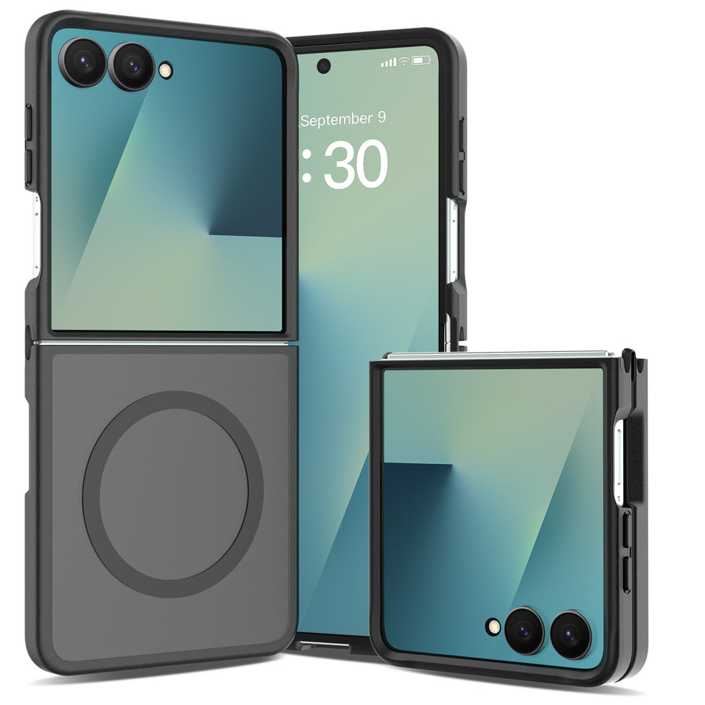 Samsung Z Flip magnetic case front and back view