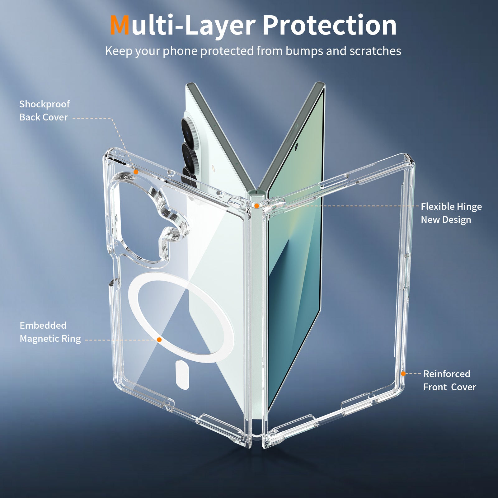 Multi-layer protection Samsung Galaxy Z Fold case