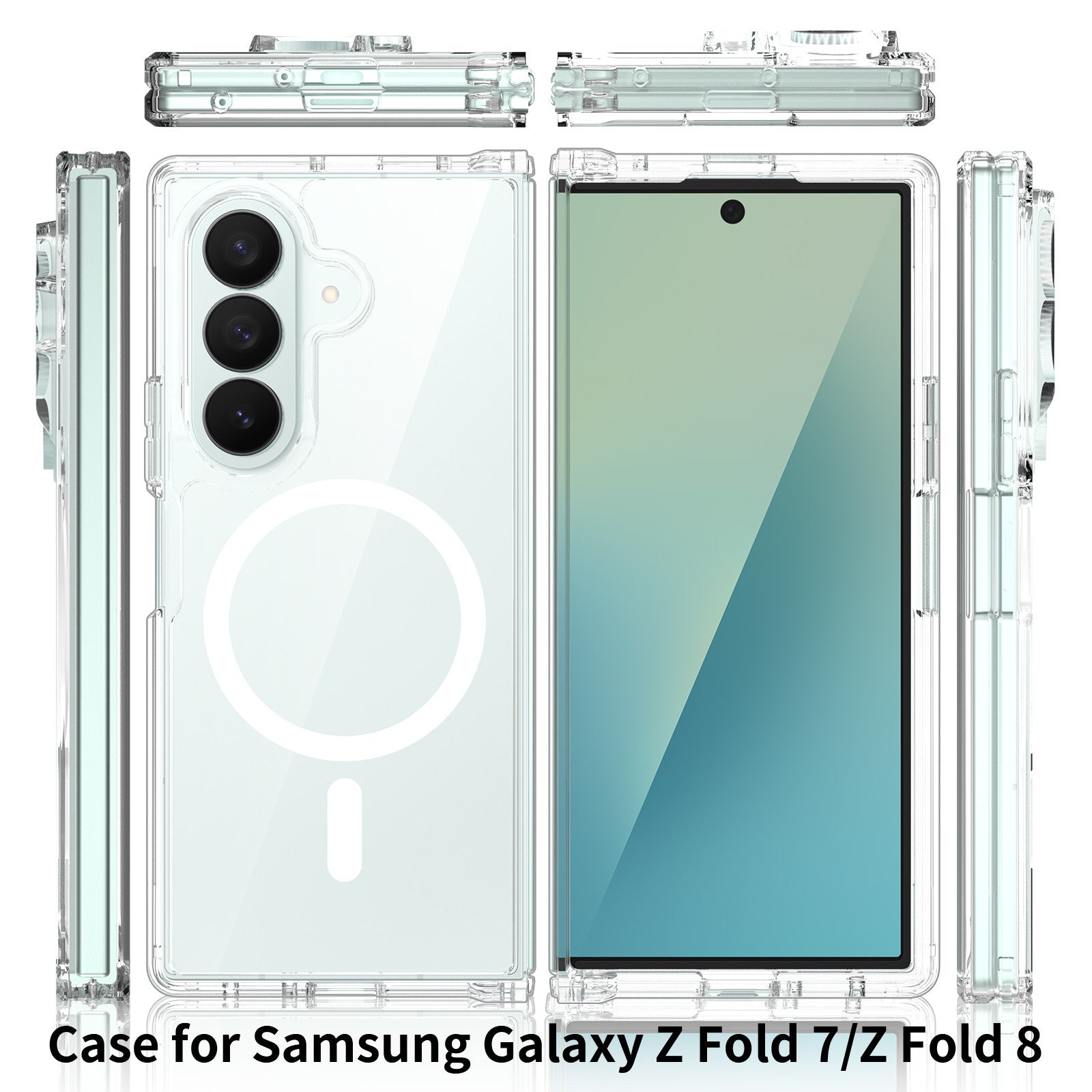 A04-SX-0003 clear magnetic Samsung Galaxy Z Fold case