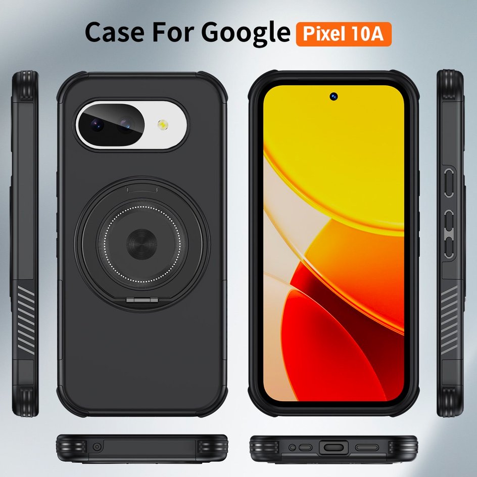 A05-GG-0001 Google Pixel 10A case front back and side views