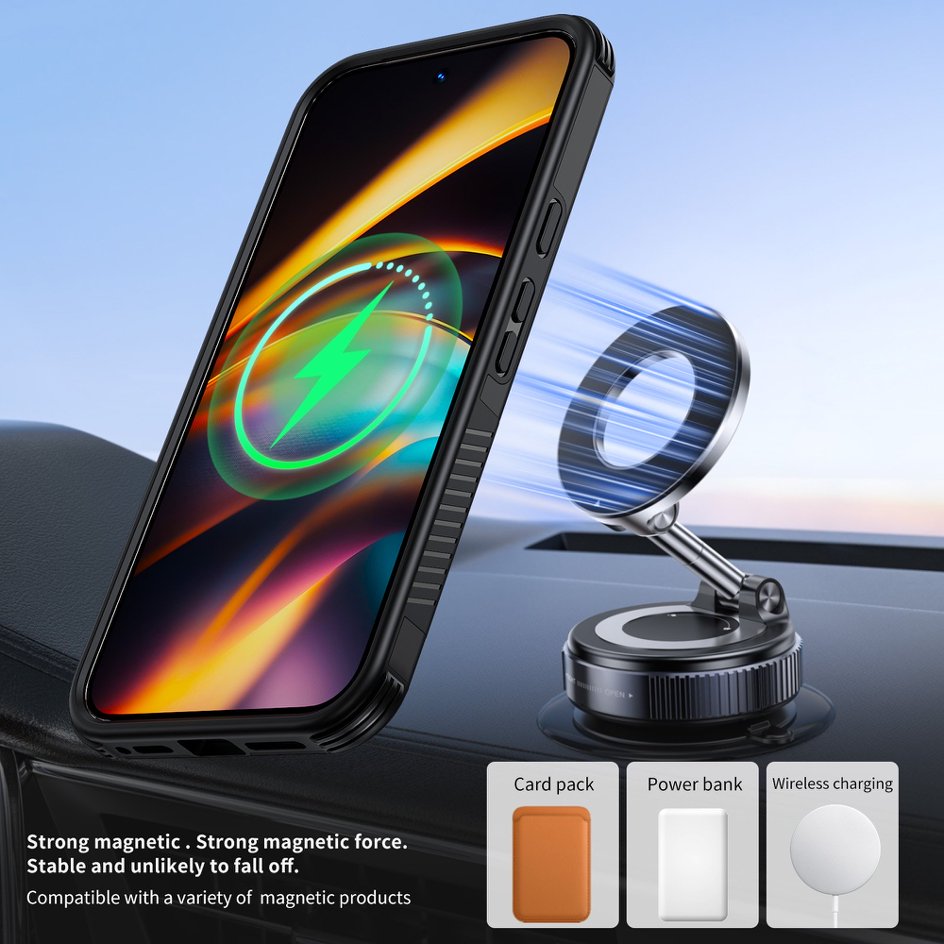 A05-GG-0002 strong magnetic compatibility with car mount power bank and wireless charging