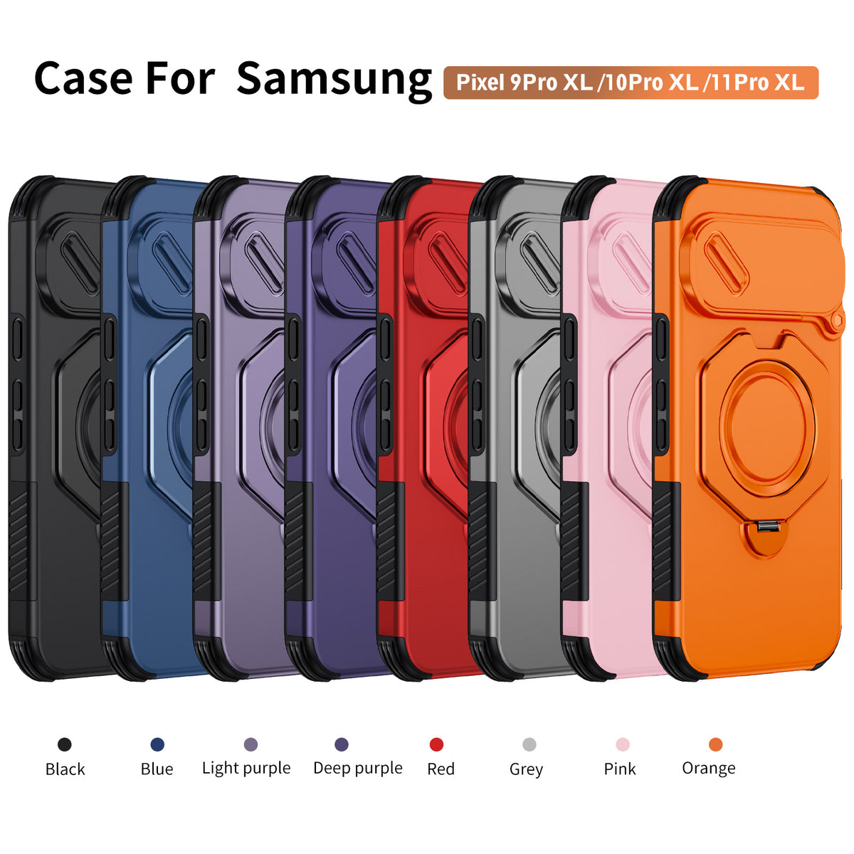 A05-GG-A0004 Google Pixel Pro XL protective magnetic kickstand case color options