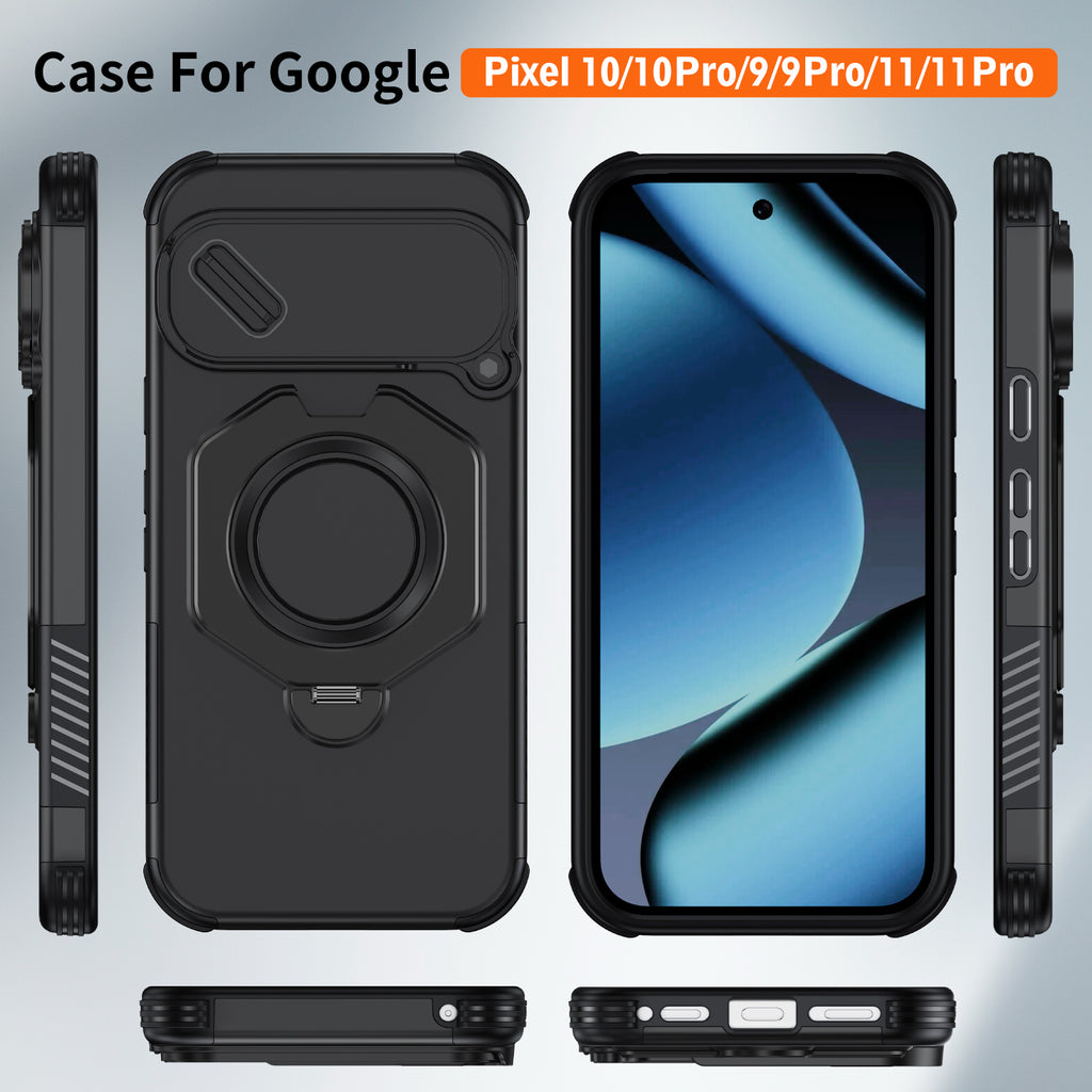 A05-GG-A0005 Google Pixel protective case front back and side views