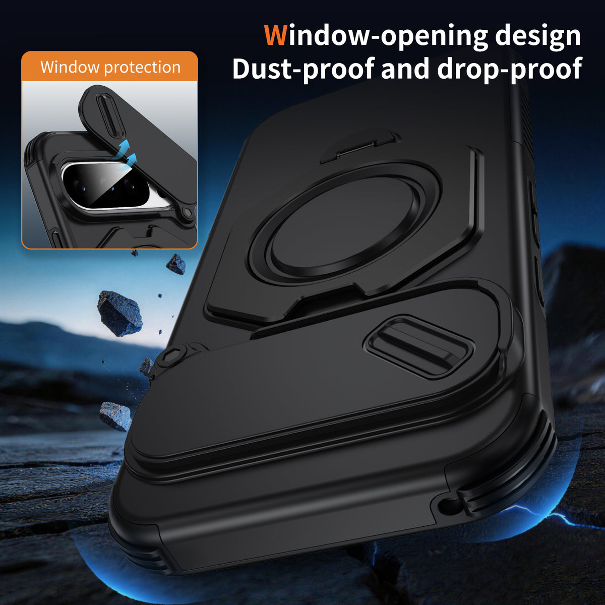 A05-GG-A0005 dust-proof drop-proof sliding camera window protection for Google Pixel
