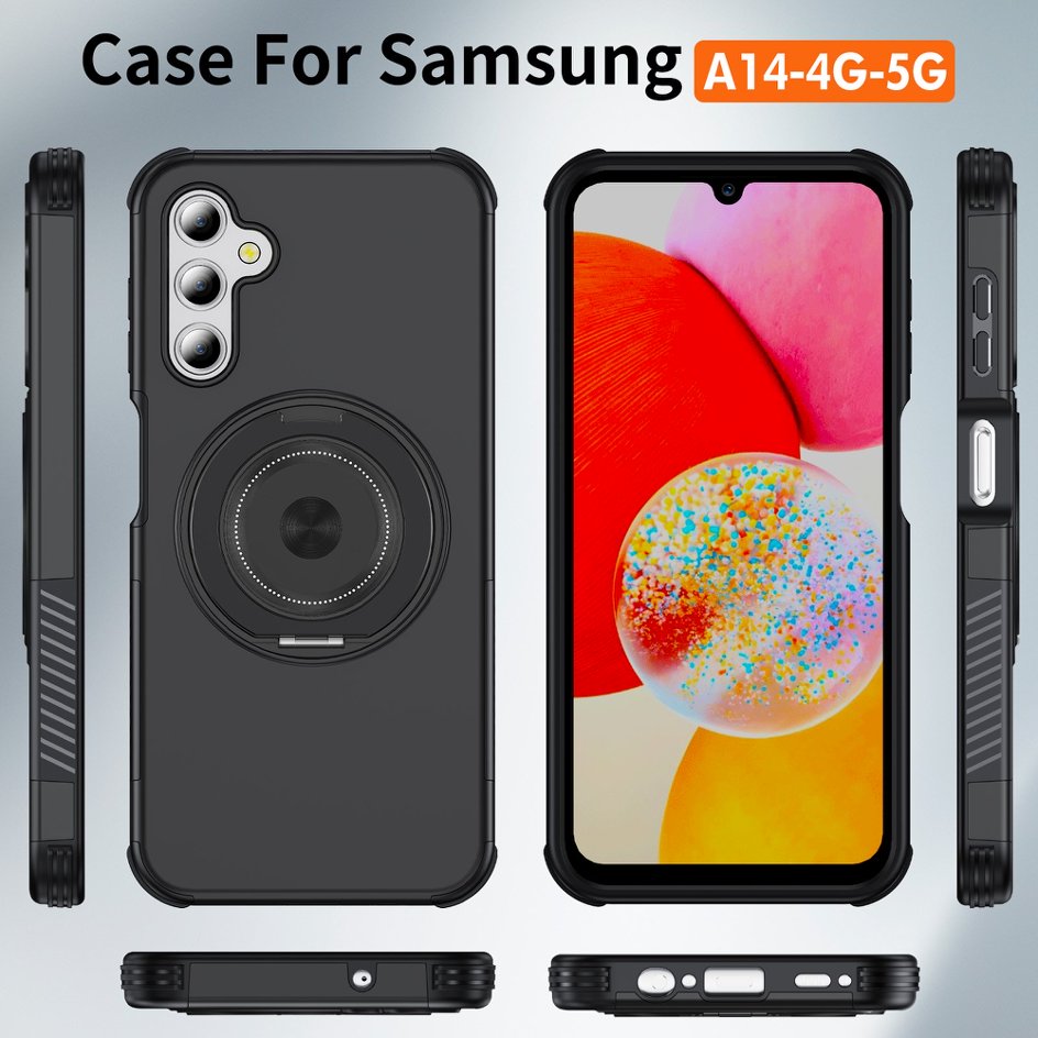 A05-SX-A0003 Samsung Galaxy A14 4G 5G protective case front back and side views