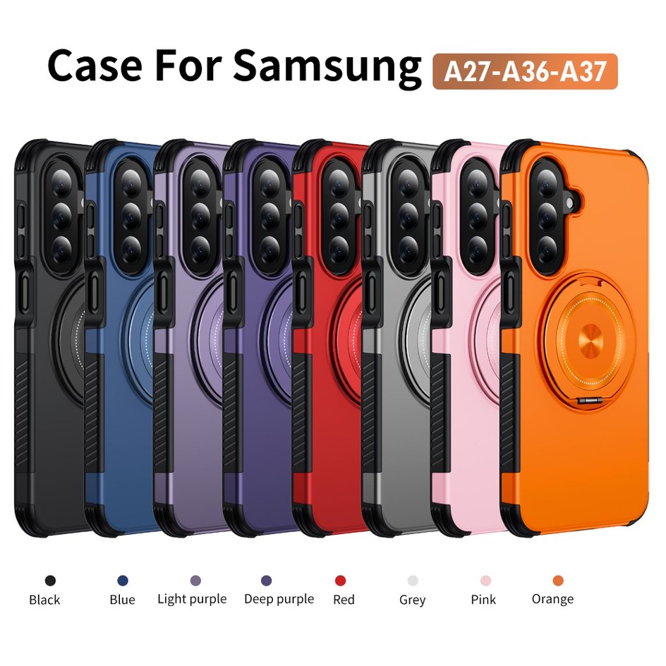 A05-SX-A0005 Samsung A27 A36 A37 ring kickstand case colors