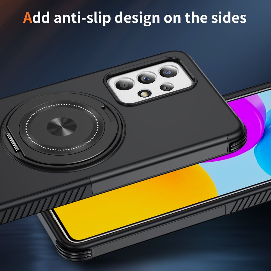 A05-SX-A0007 Samsung magnetic ring kickstand case anti slip