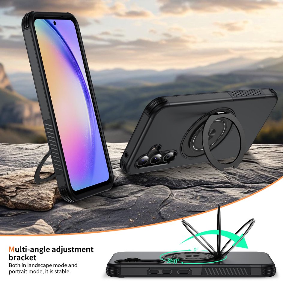 A05-SX-A0008 Samsung Galaxy A54 magnetic ring kickstand case rotating stand