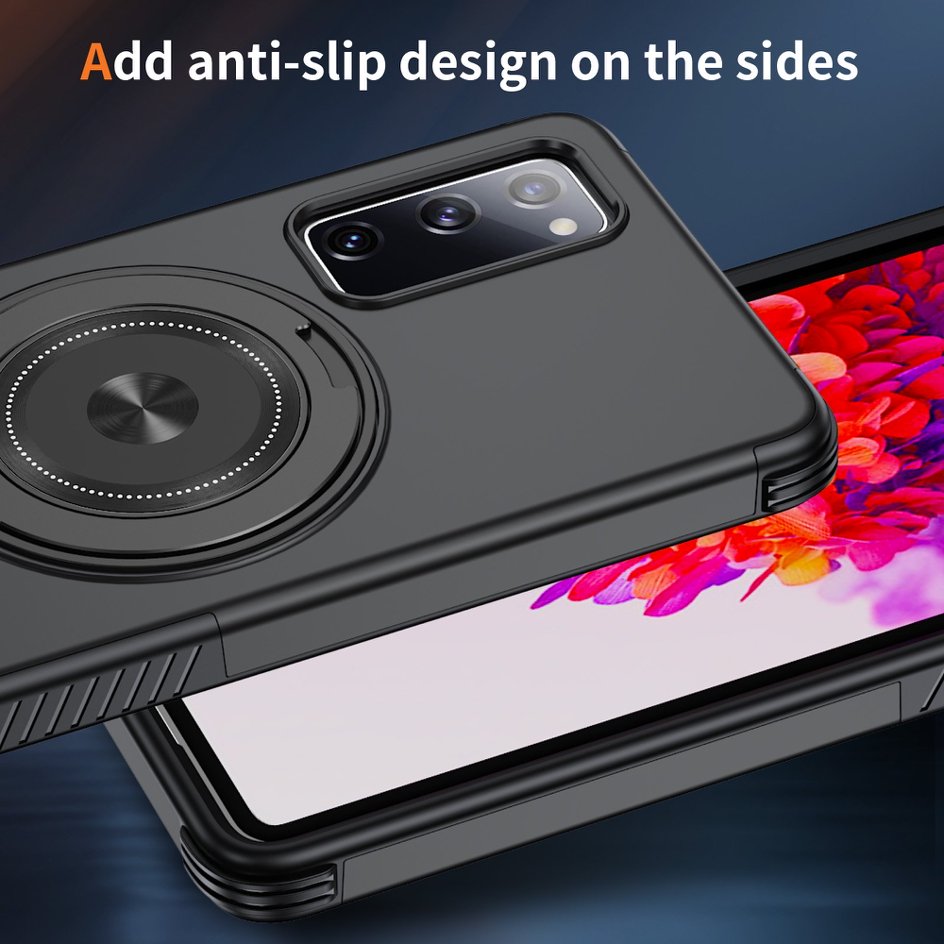 A05-SX-A0010 Samsung Galaxy S20 FE magnetic ring kickstand case anti slip