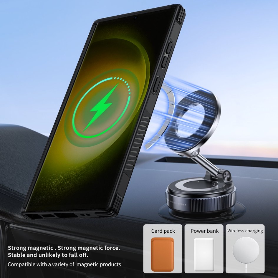 A05-SX-A0011 Samsung Galaxy S23 Ultra magnetic ring kickstand case magnetic accessories