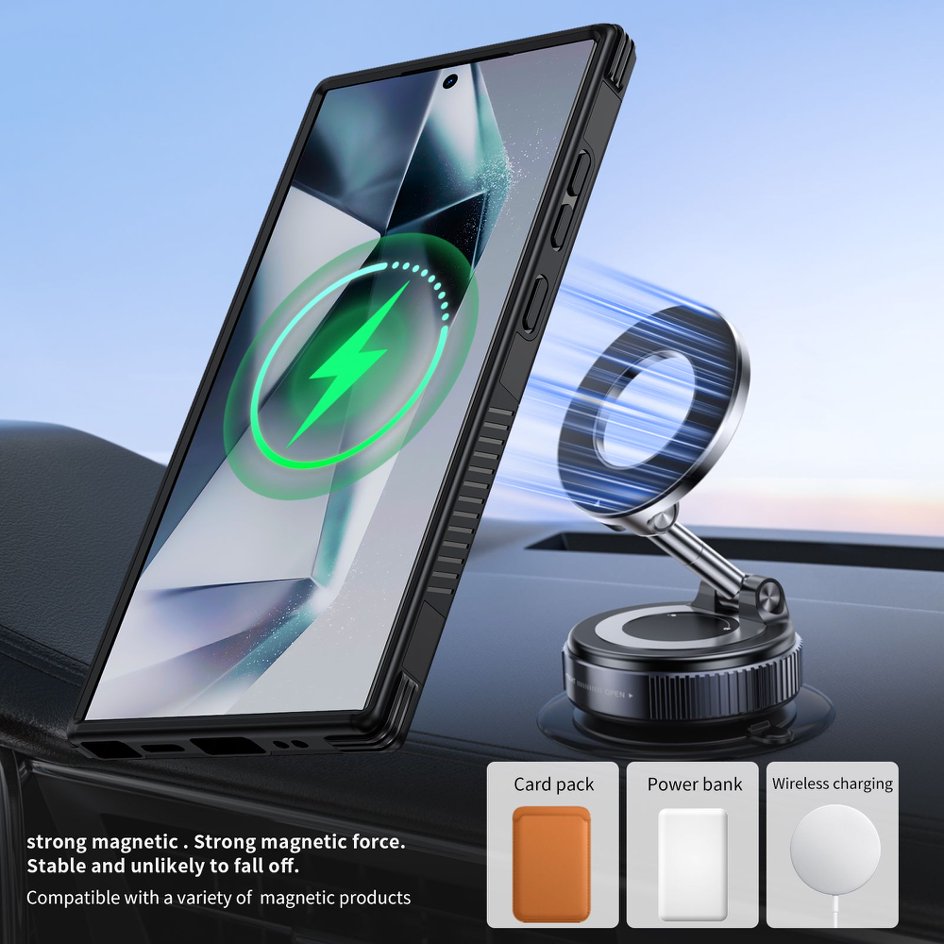 A05-SX-A0012 Samsung Galaxy S24 Ultra magnetic ring kickstand case magnetic accessories