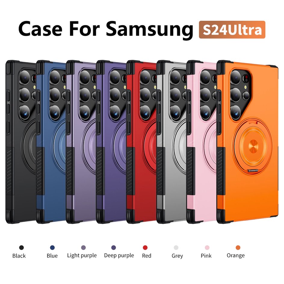 A05-SX-A0012 Samsung Galaxy S24 Ultra magnetic ring kickstand case main