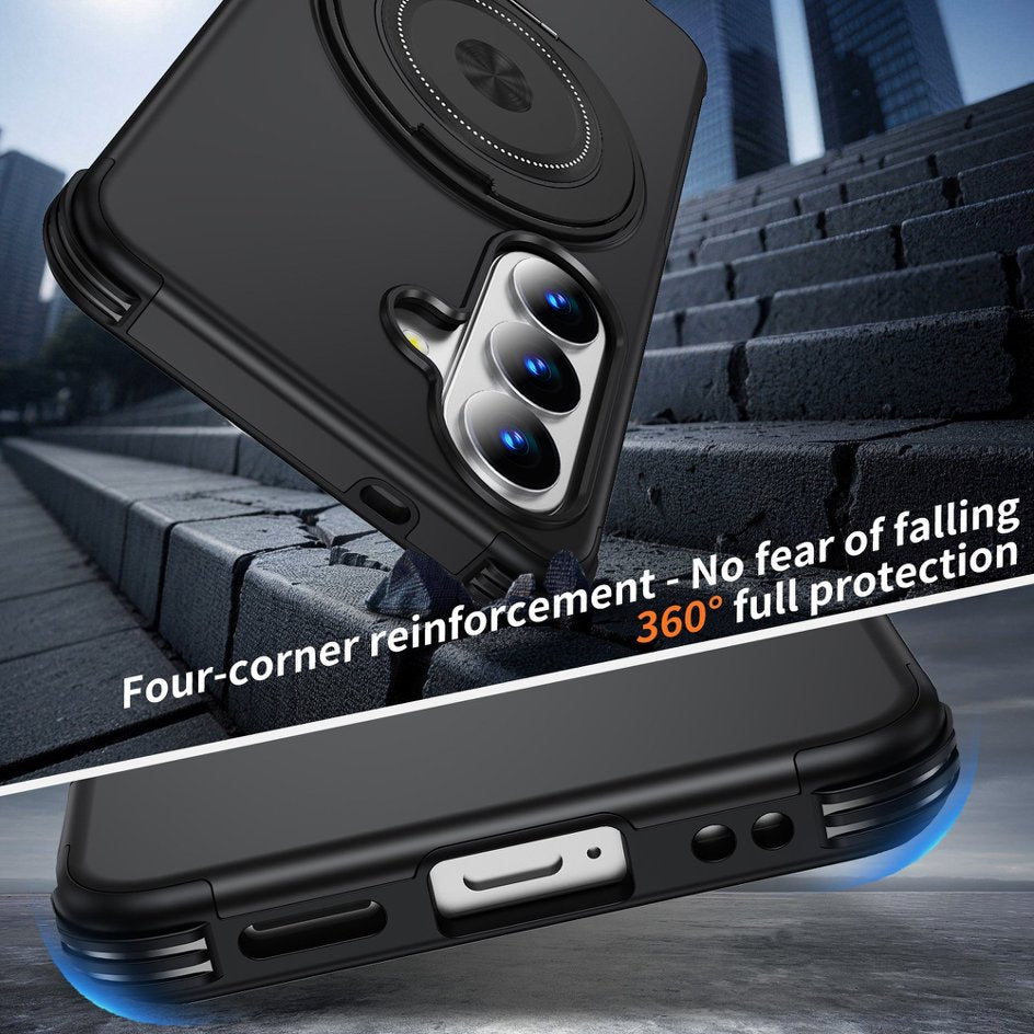 A05-SX-A0013 Samsung Galaxy S24 Plus S25 Plus magnetic ring kickstand case corner protection
