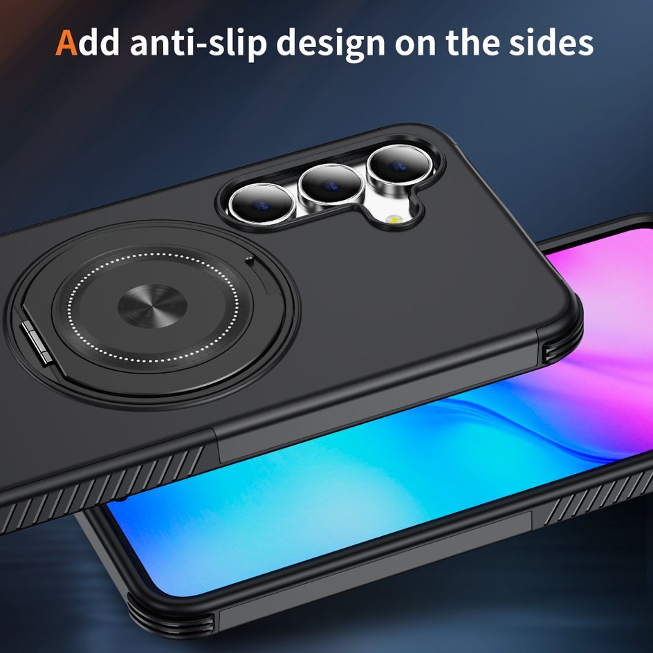 A05-SX-A0014 Samsung Galaxy S25 FE magnetic ring kickstand case anti slip