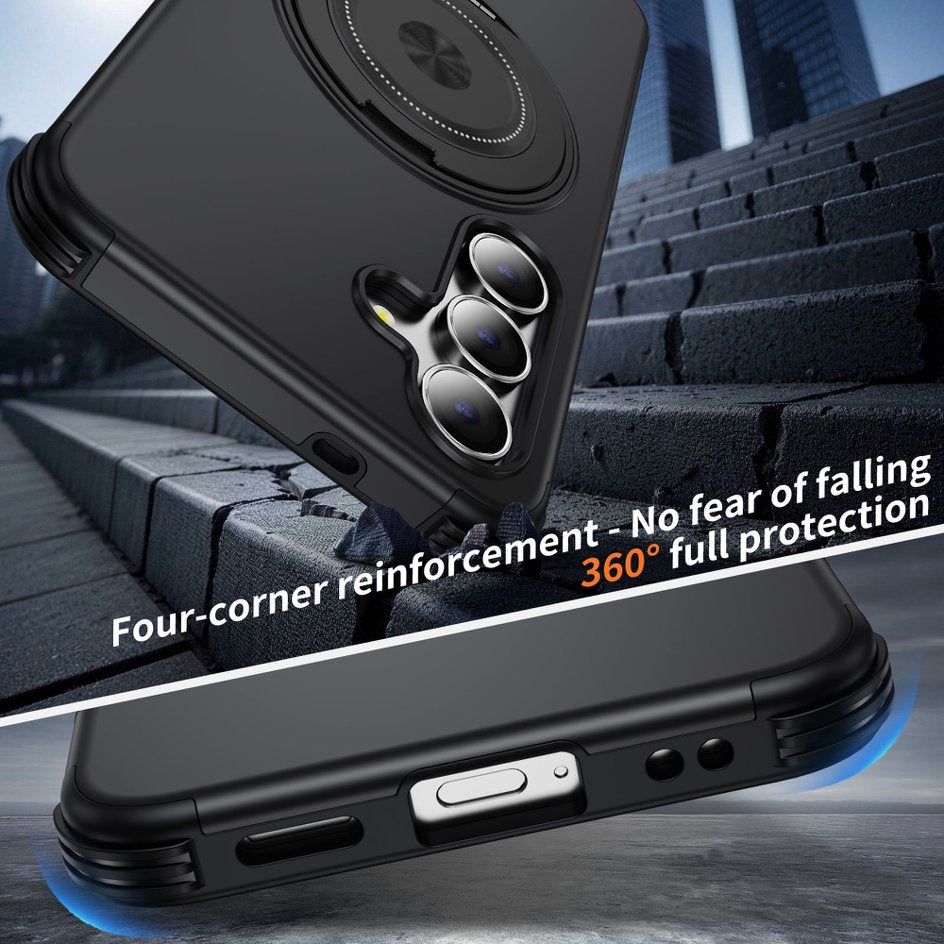 A05-SX-A0014 Samsung Galaxy S25 FE magnetic ring kickstand case corner protection