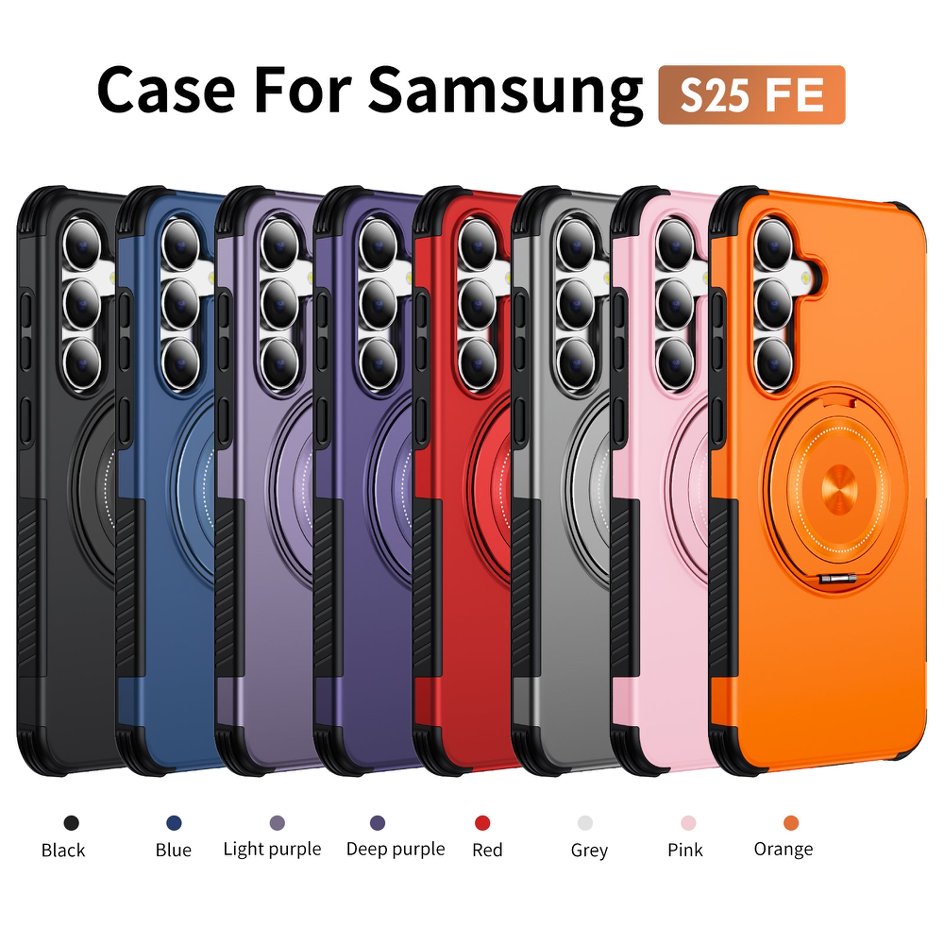 A05-SX-A0014 Samsung Galaxy S25 FE magnetic ring kickstand case main