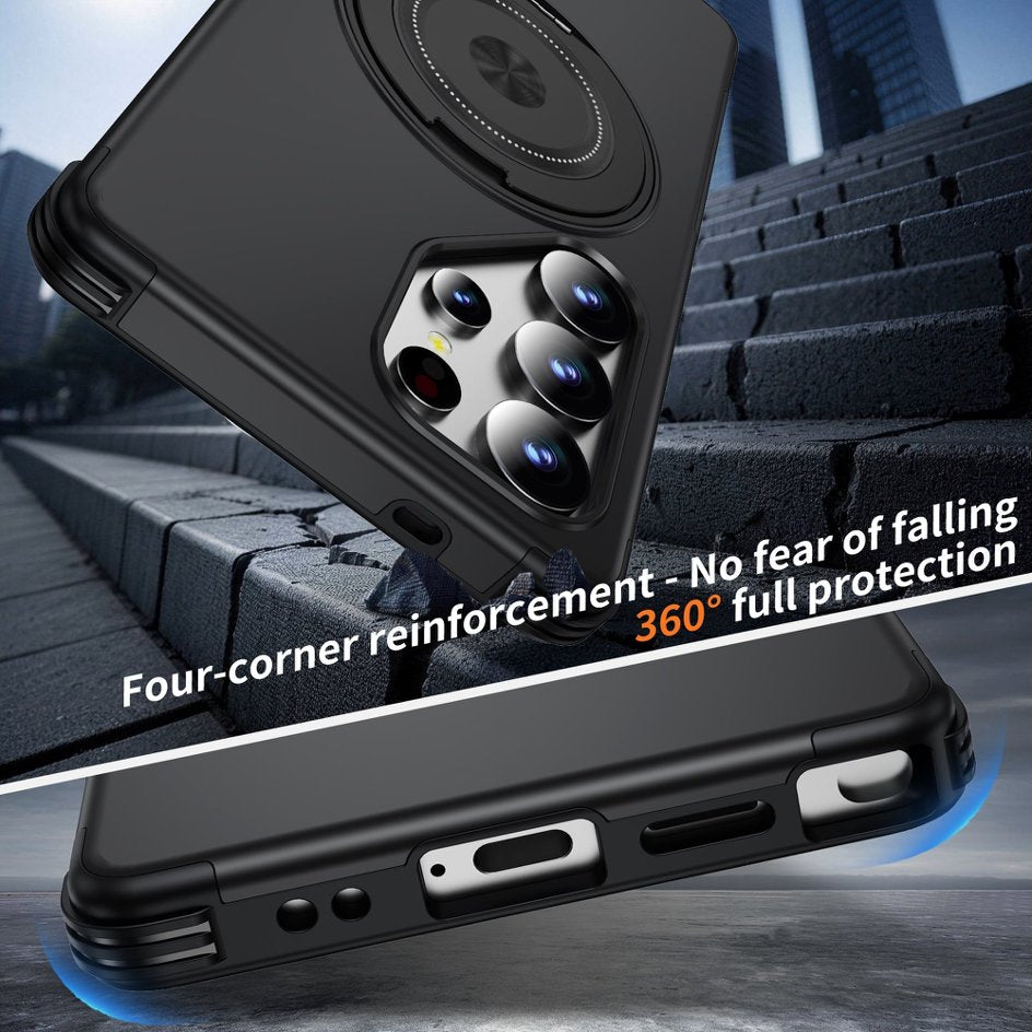 A05-SX-A0015 Samsung Galaxy S25 Ultra magnetic ring kickstand case corner protection