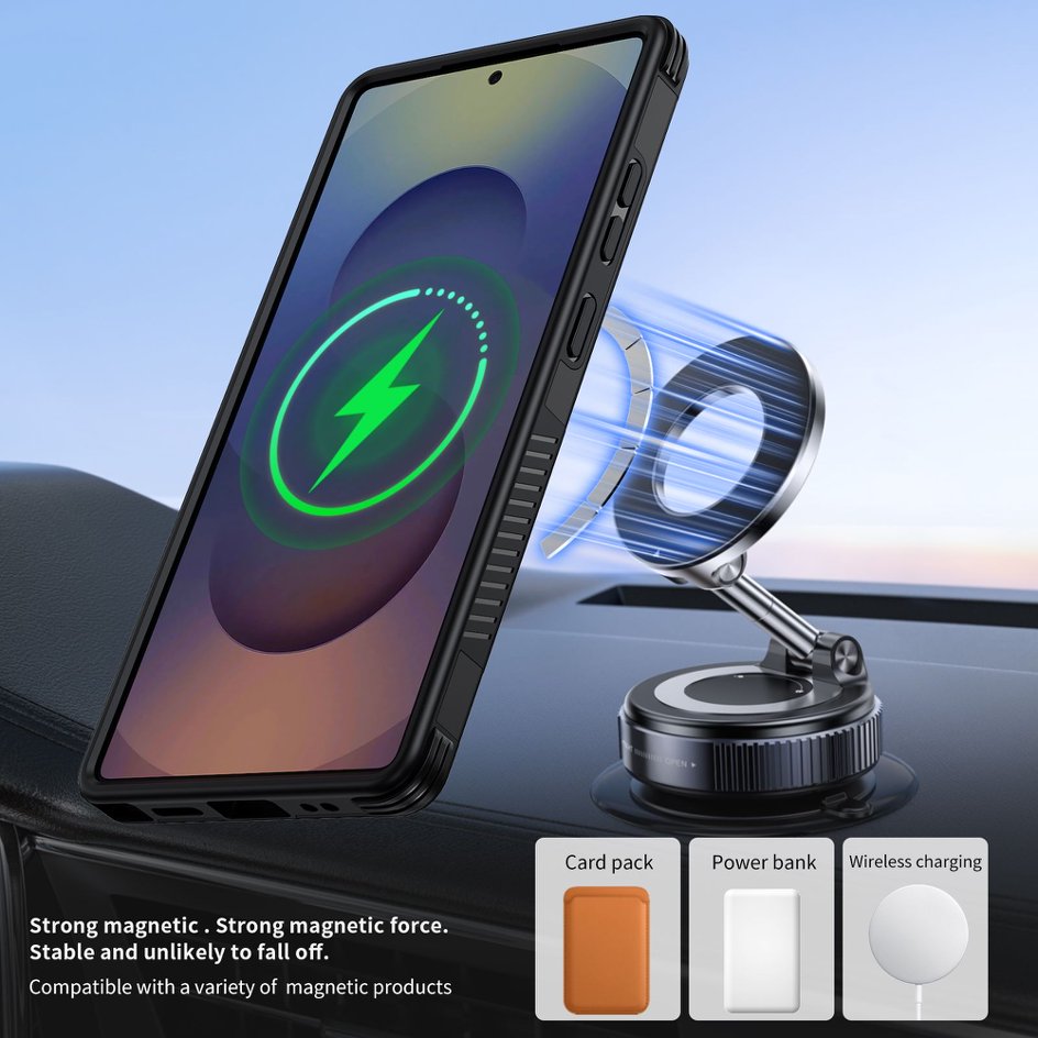 A05-SX-A0015 Samsung Galaxy S25 Ultra magnetic ring kickstand case magnetic accessories