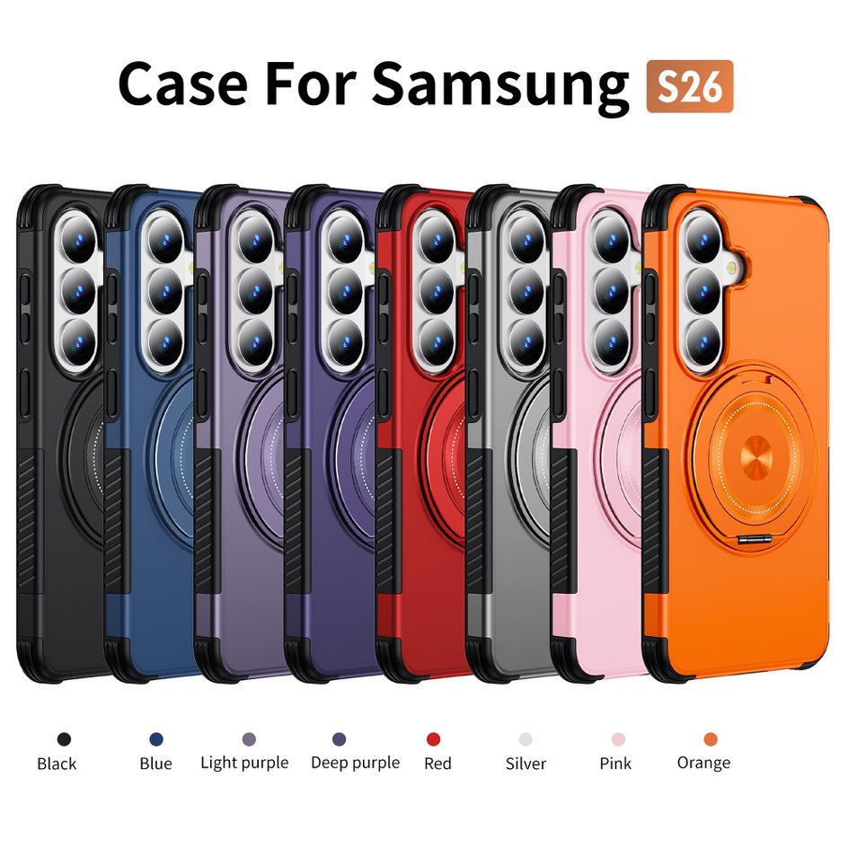 A05-SX-A0016 Samsung Galaxy S26 magnetic ring kickstand case main