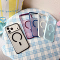 CNYOZA magnetic clear phone case in multiple colors